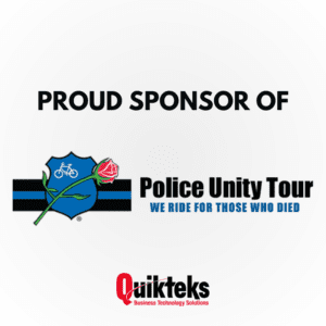 Proud Sponsor of Police Unity Tour showing both logos