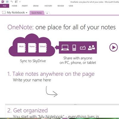 5 New Features with Microsoft OneNote 2013