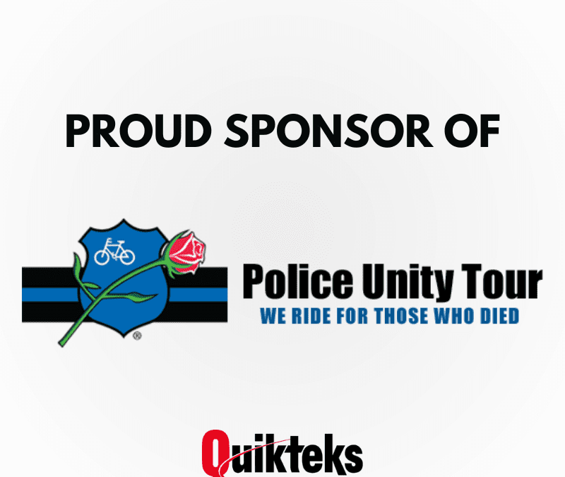 Proud Sponsor of Police Unity Tour showing both logos